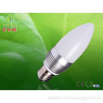 E27 LED Candle Light 3W 260~280LM Warm White 2700~3000K